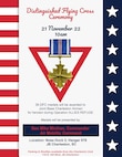A photo graphic of the Distinguished Flying Cross Ceremony.