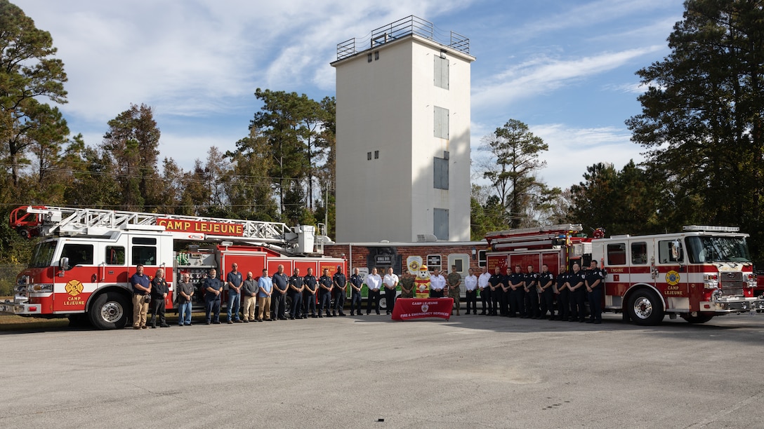 FESD Named USMC Large Fire Department of the Year
