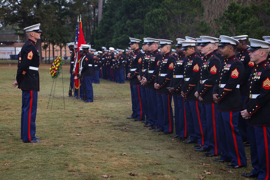 Sgt. Maj. McHugh Wreath-Laying Ceremony