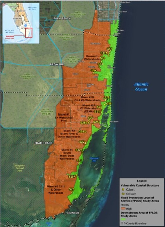 C&SF Flood Resiliency Section 216 Study Map