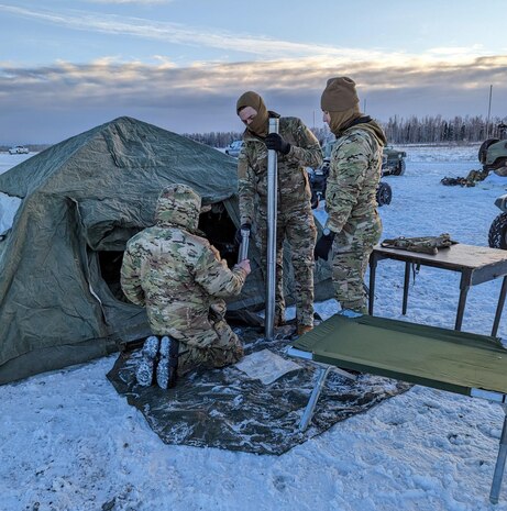 3rd ASOS Conducts First-ever Arctic Familiarization Field Exercise