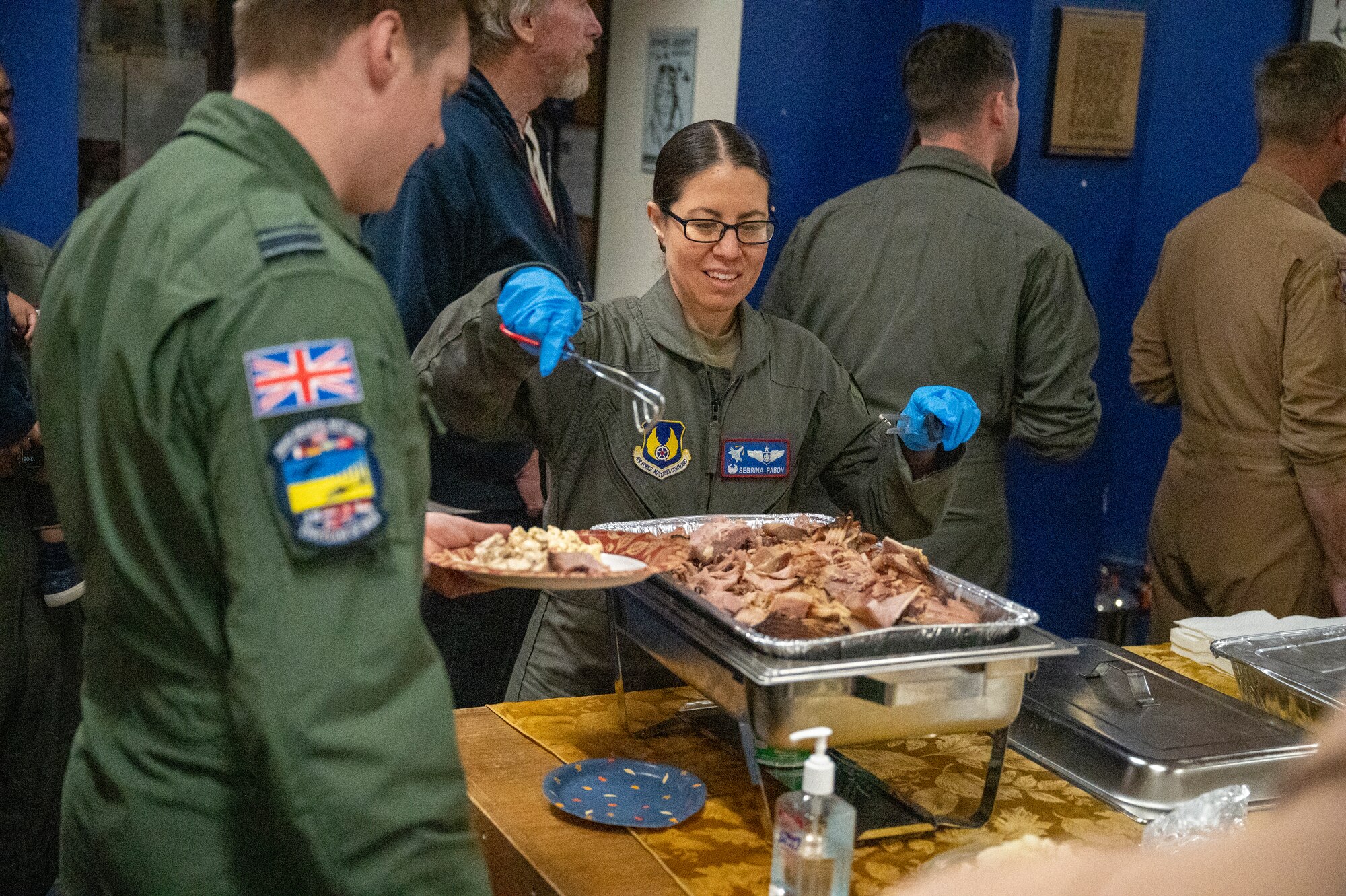 Not to miss out on the upcoming holidays, USAF TPS planned and hosted an American Thanksgiving feast with all the traditional fixings for the ROKAF and USAF TPS team. The culmination of a successful technical exchange, a Thanksgiving meal together was the perfect ending for shared experiences in flight test and cultural traditions. (Pictured: Col. Sebrina Pabon, Commandant, U.S. Air Force Test Pilot School)