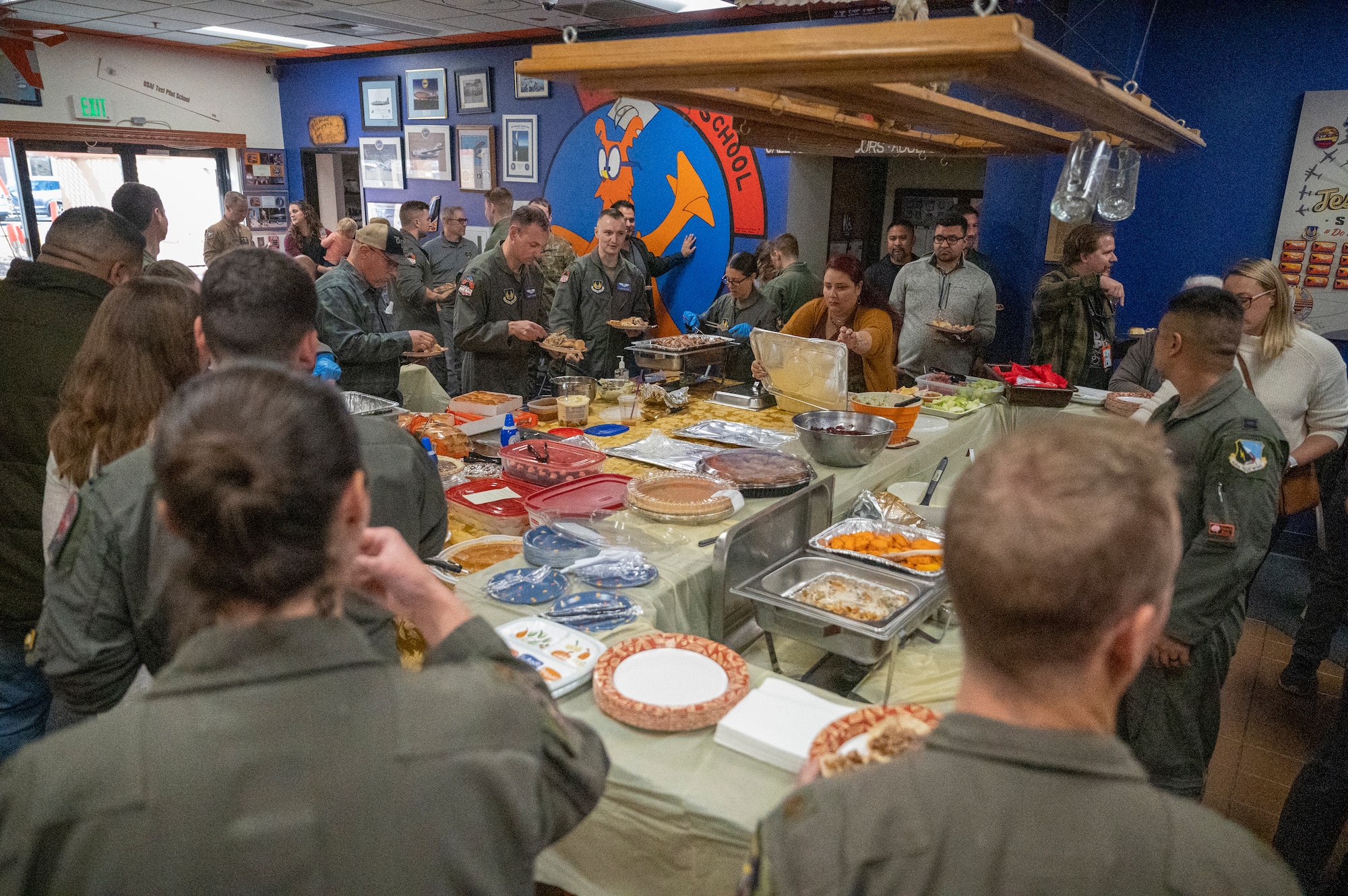 Not to miss out on the upcoming holidays, USAF TPS planned and hosted an American Thanksgiving feast with all the traditional fixings for the ROKAF and USAF TPS team. The culmination of a successful technical exchange, a Thanksgiving meal together was the perfect ending for shared experiences in flight test and cultural traditions.