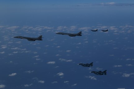 U.S. and Japan Conduct Bilateral Bomber Integration Exercise