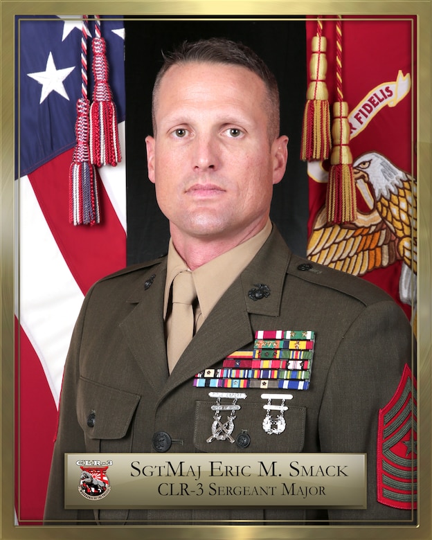 Sgt. Maj. Eric M. Smack > 3d Marine Logistics Group > Leader's bio