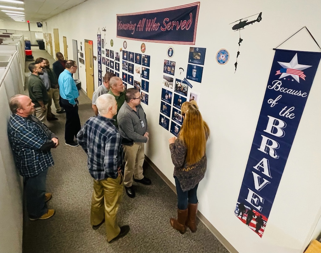 DLA Aviation’s Supplier Operations OEM Directorate creates Veterans Wall of Honor