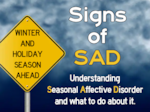 Graphic depicting seasonal affective disorder.