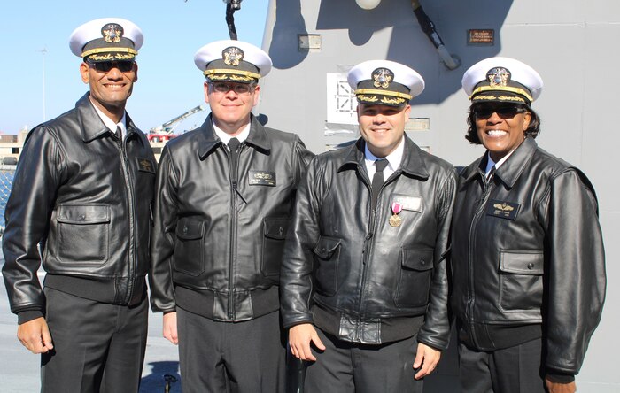 USS Ross Change of Command