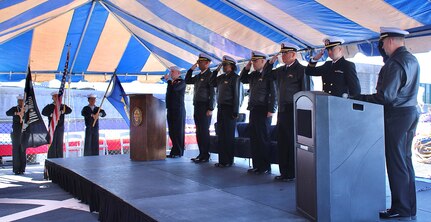 USS Ross Change of Command