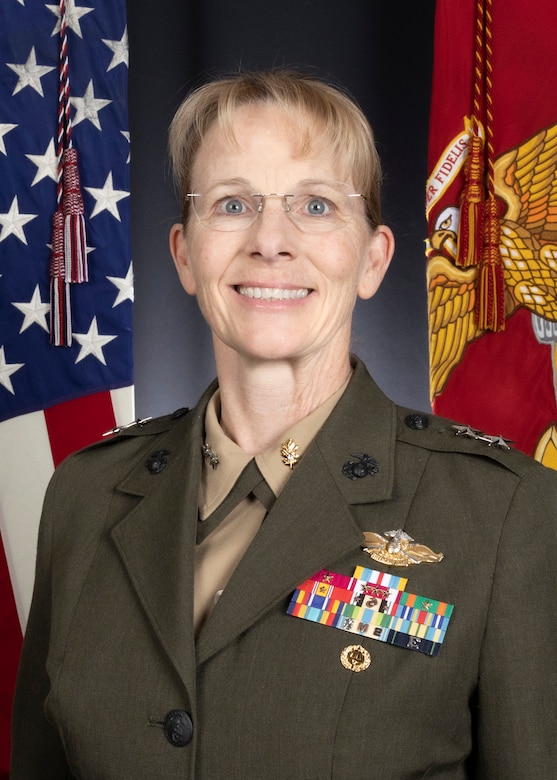 Rear Admiral Pamela C. Miller, Medical Officer of the Marine Corps & Director, Health Services, Headquarters, U.S. Marine Corps