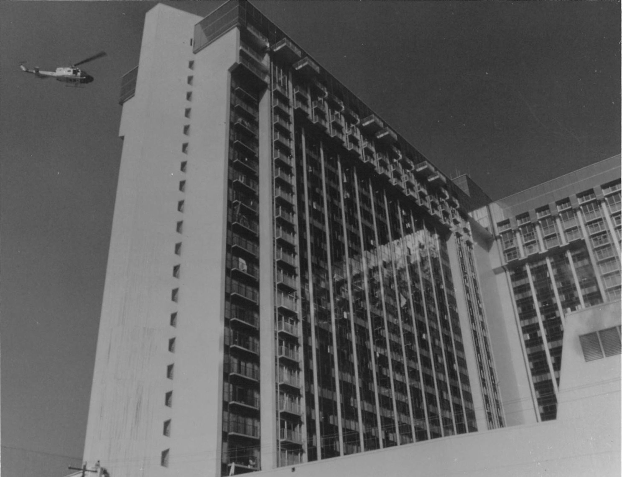 Helicopter over MGM Grand