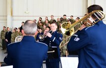 A photo of the band playing.