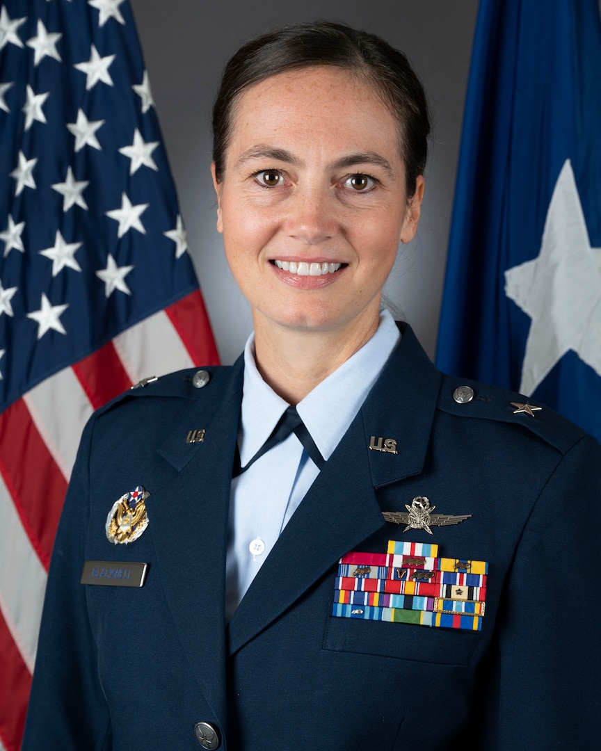 This is the official portrait of Brig. Gen. Heather W. Blackwell.