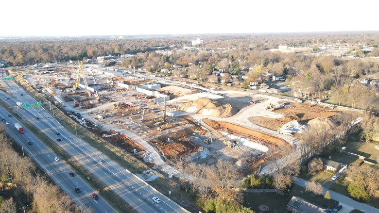 Construction on the new Louisville VA Medical Clinic continues Nov. 18.