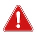 red warning icon with exclamation point