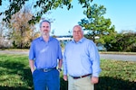 IMAGE: Naval Surface Warfare Center Dahlgren Division employees Thomas “Glenn” Moore (left) and Scott Larimer (right) are recognized as Department of the Navy Meritorious Civilian Service Awardees. Both men bring more than three decades of experience to their respective teams.