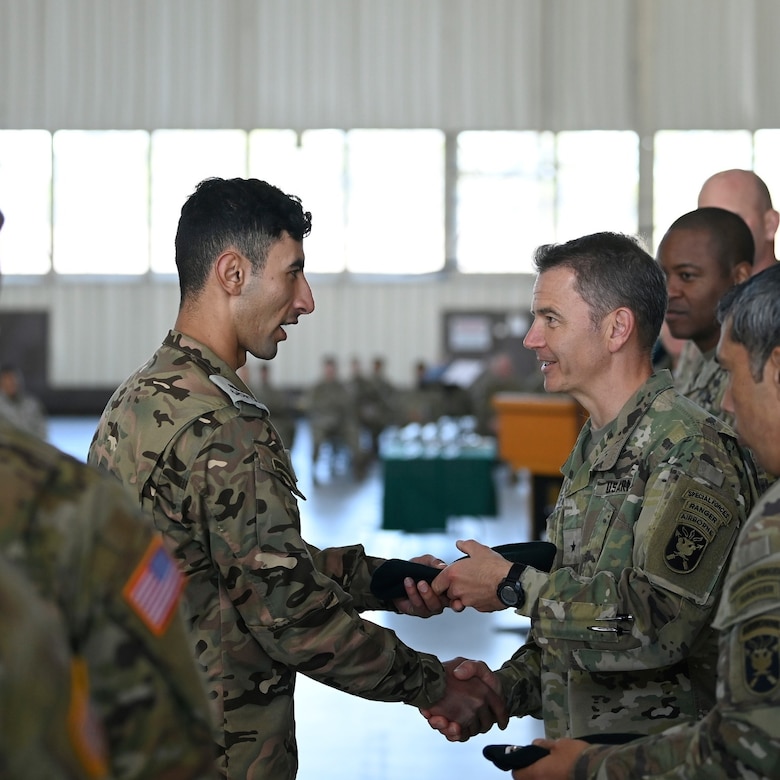 2nd Lt. Ahmad Zaid of the Jordanian Armed Forces completed the Special Forces Qualification Course