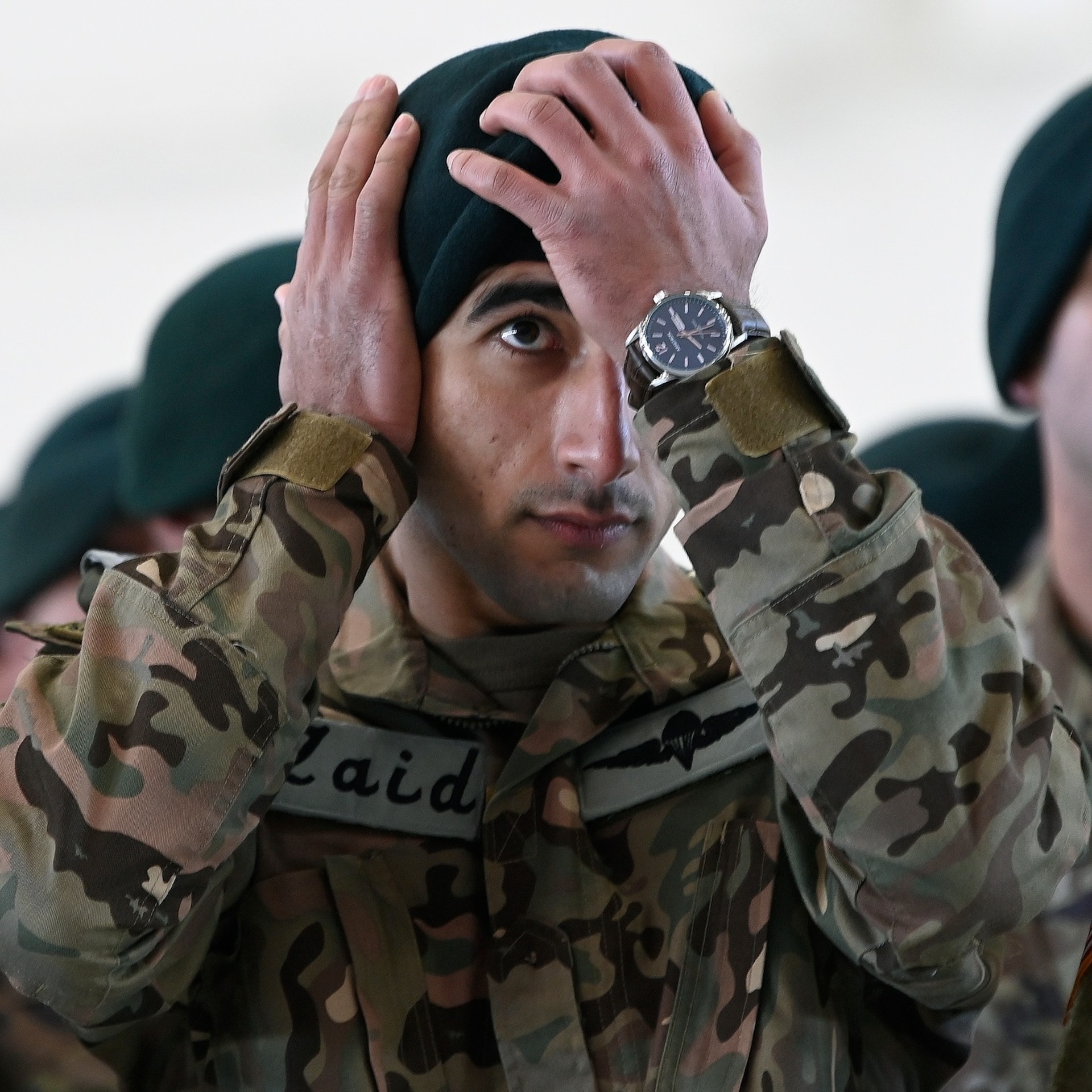2nd Lt. Ahmad Zaid of the Jordanian Armed Forces completed the Special Forces Qualification Course