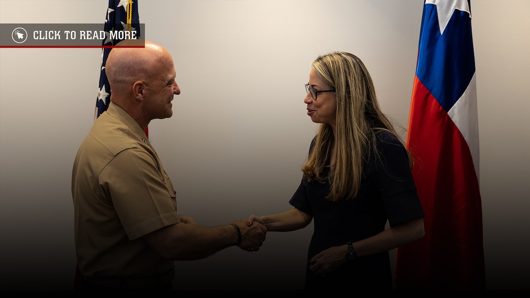 Lt. Gen. Bellon Visits U.S. Embassy in Santiago
