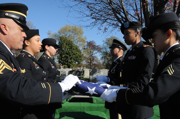 Service members from each branch welcome the New York Jets to the