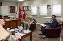 81st RD DCG-S visits the 412th Theater Engineer Command
