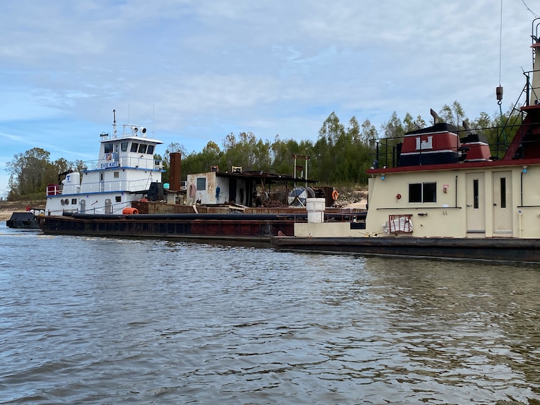 The Dubuque is accompanied by two large boat tenders, the Evie Kate and the Clinton.