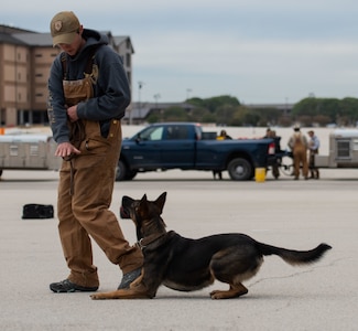 341st Training Squadron holds first military working dog expo