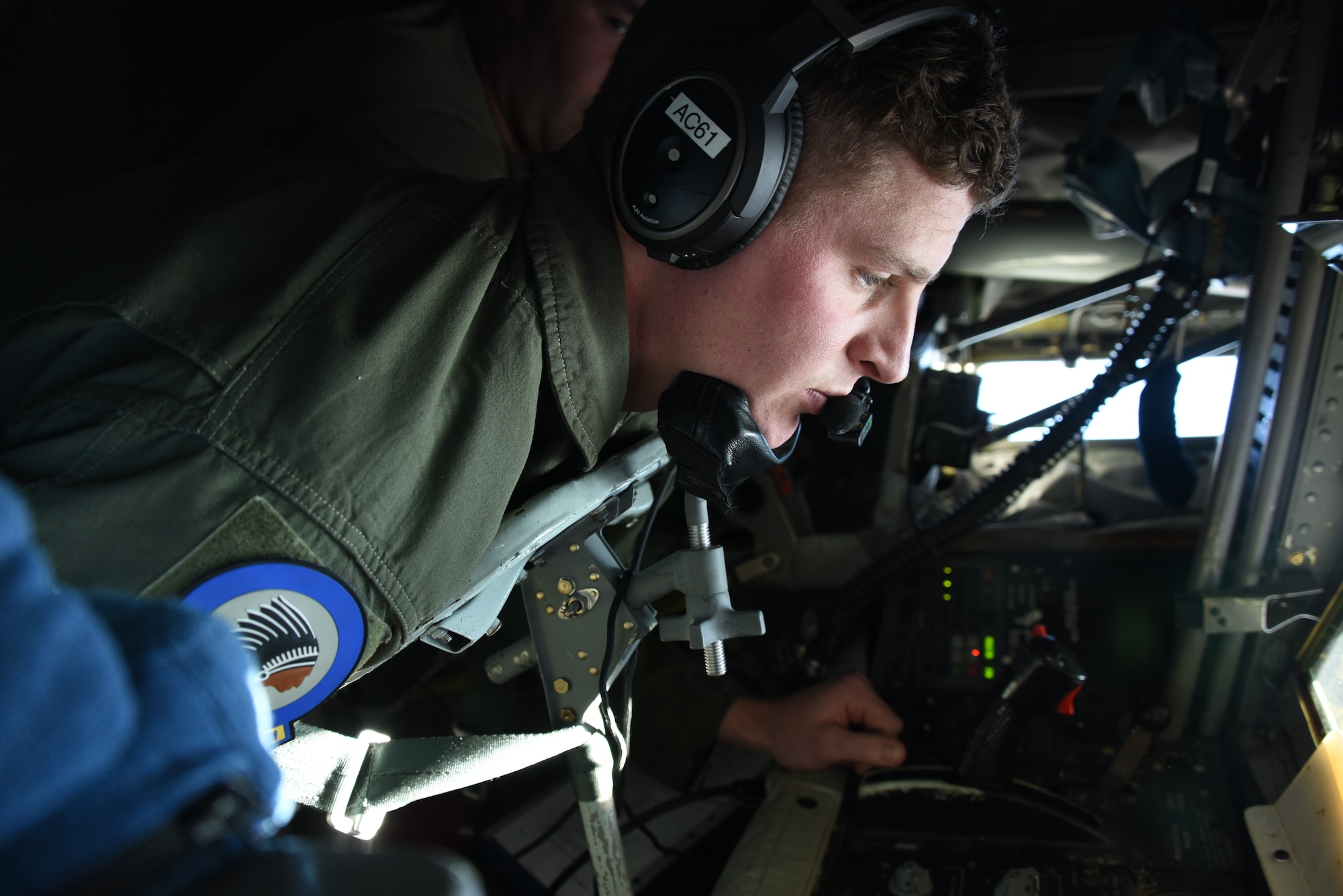 Airmen at Kinnick Stadium