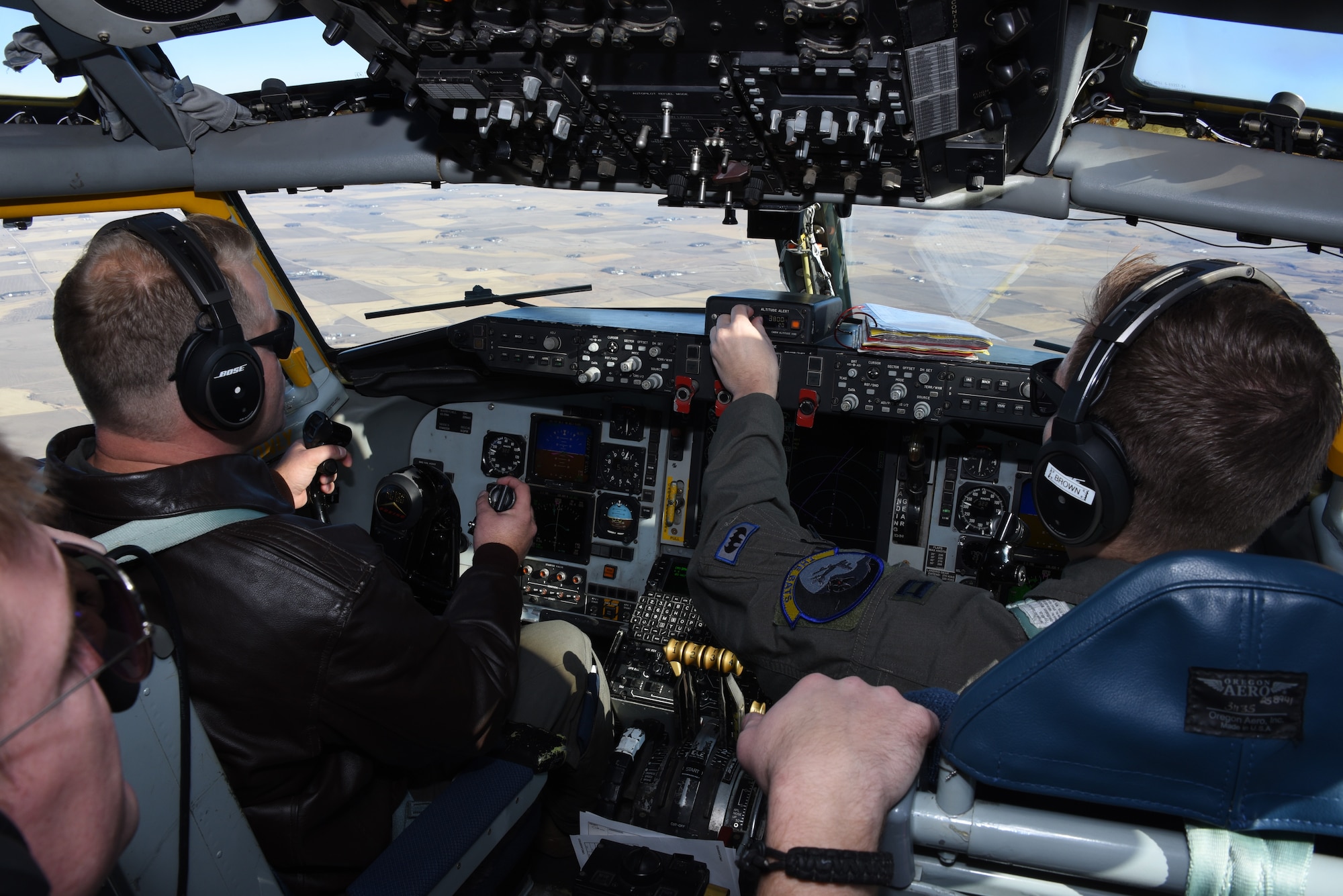 Airmen at Kinnick Stadium