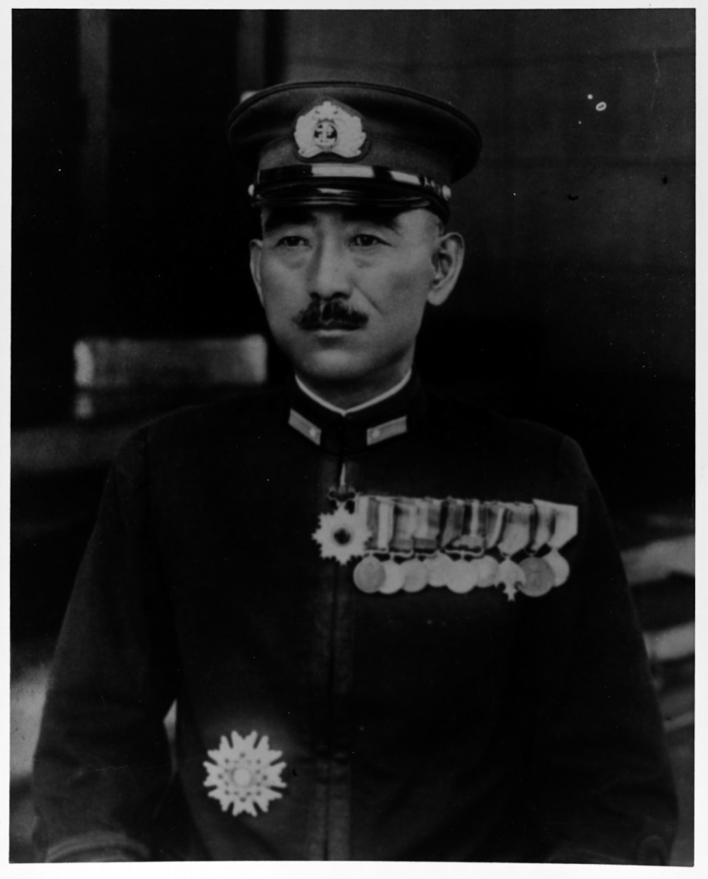 Rear Admiral Raizō Tanaka, IJN, ca. 1939-1945. (NH 63429)