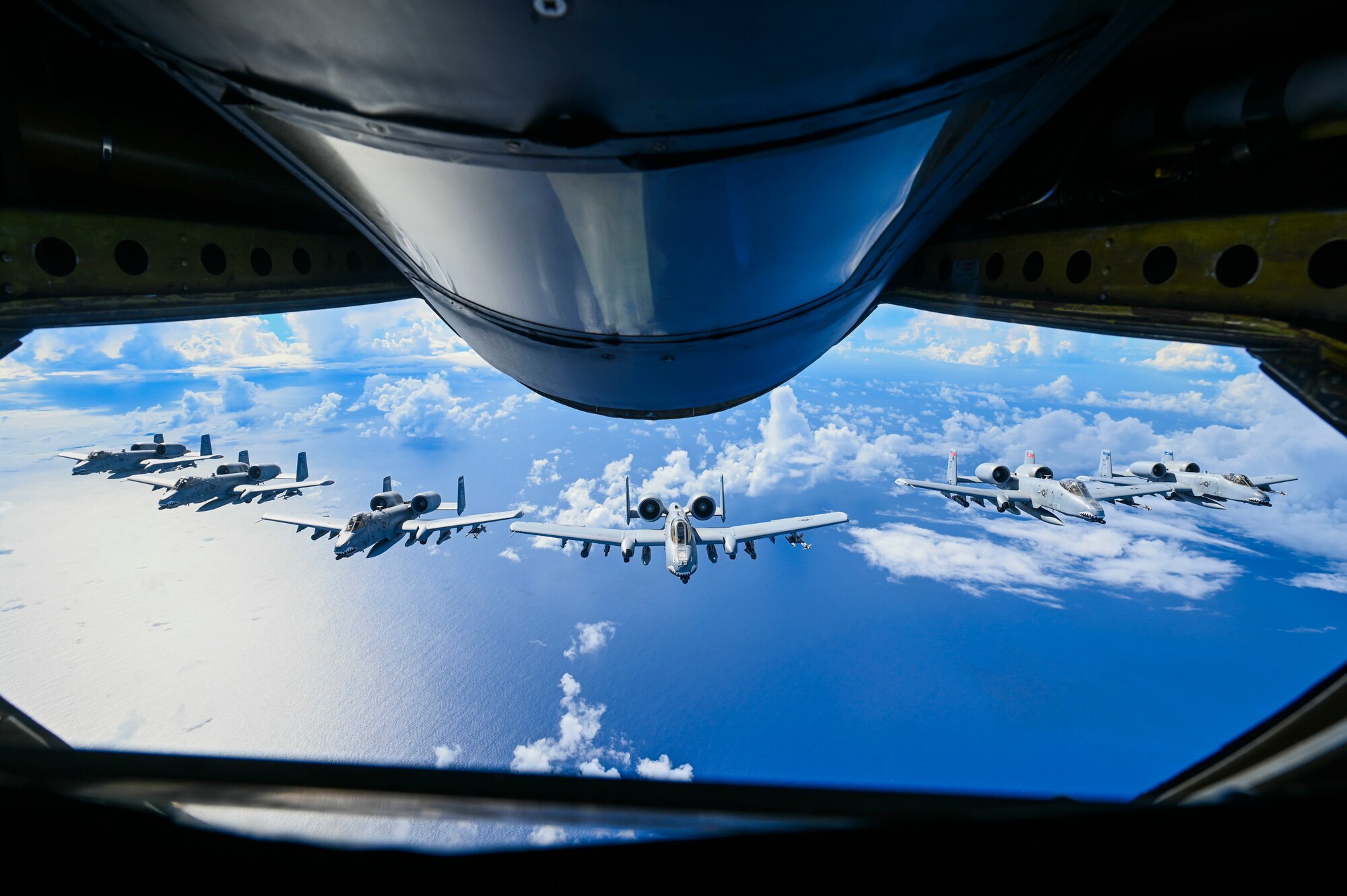 six planes in formation in the air