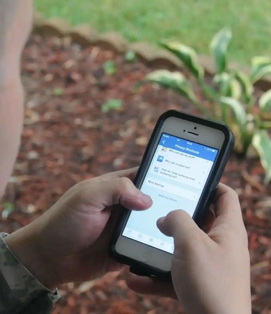 Service members modifying their social media preferences can reduce the risk of identity theft and prevent scam artists from using private information to harm civilians.