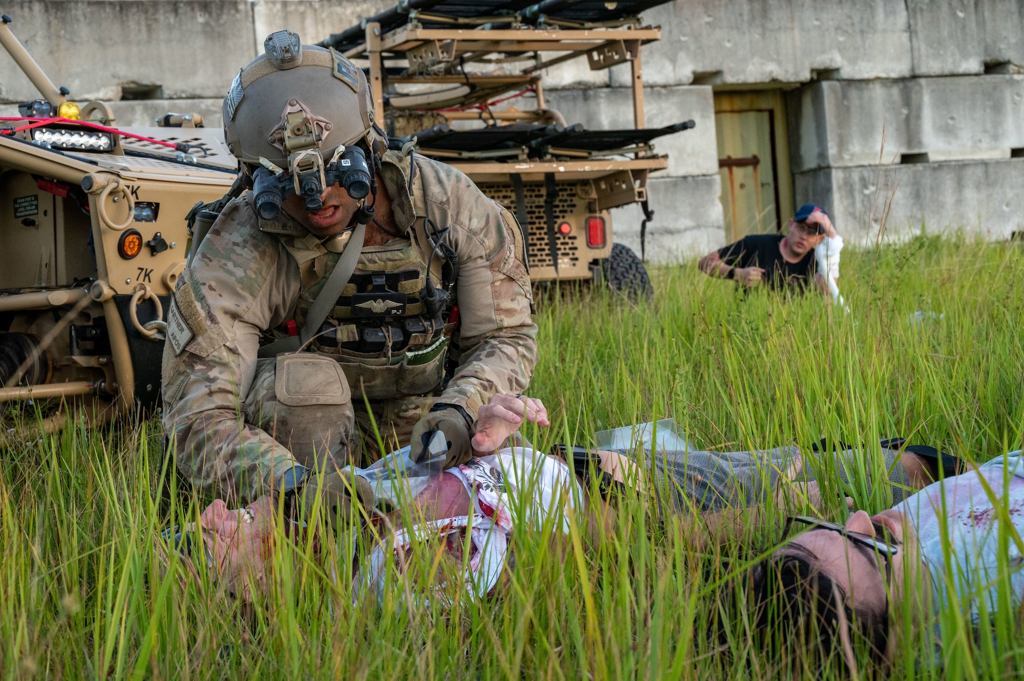 Mass casualty training exercise