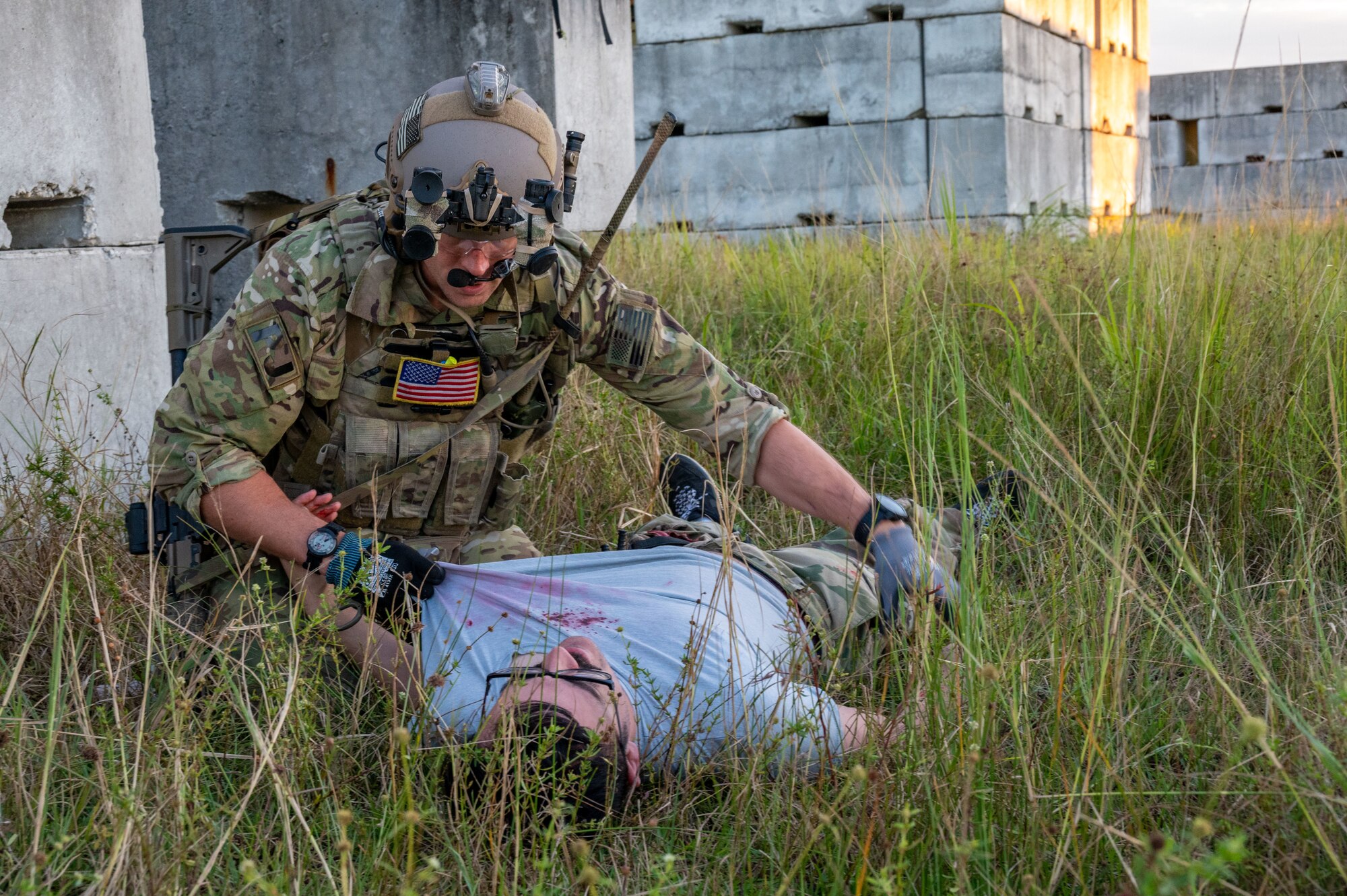 Mass casualty training exercise