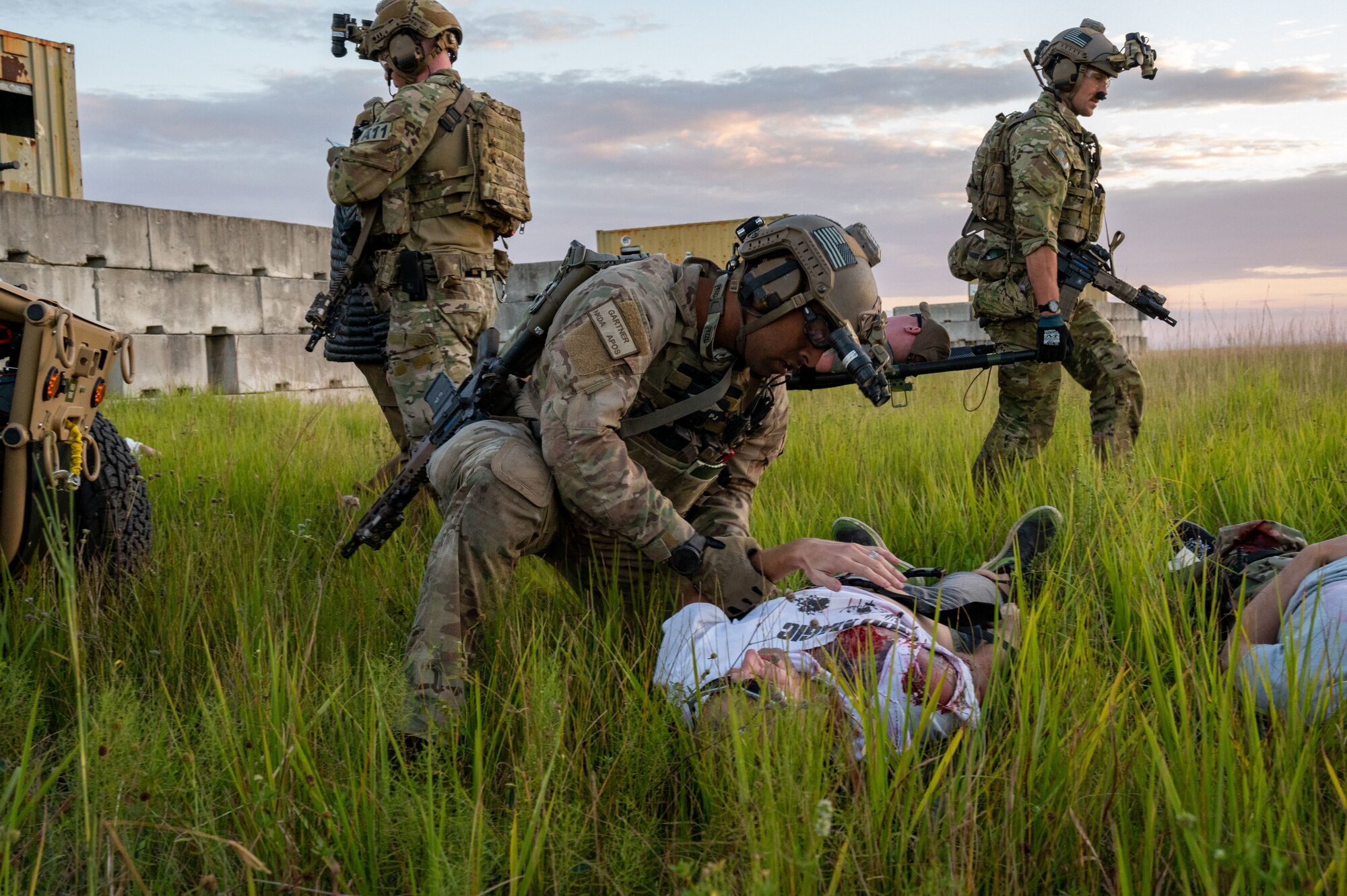 Mass casualty training exercise