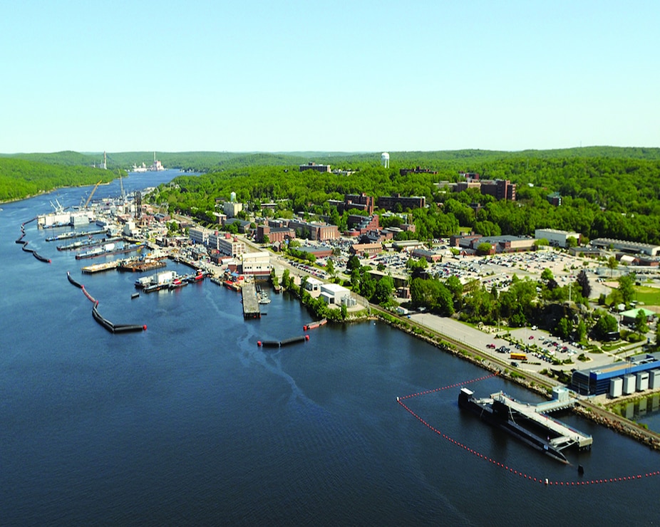 Aerial view of NSB New London