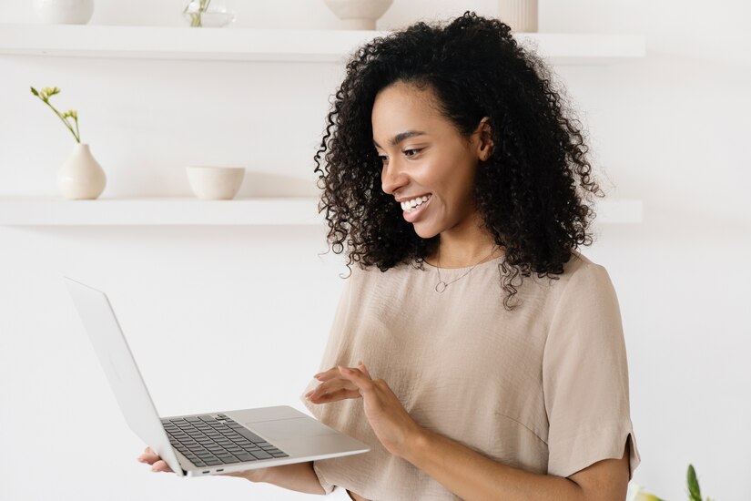 Woman on laptop