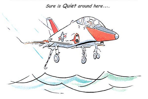 Illustration by Ted Wilbur from the May-June 2002 issue of Naval Aviation News.