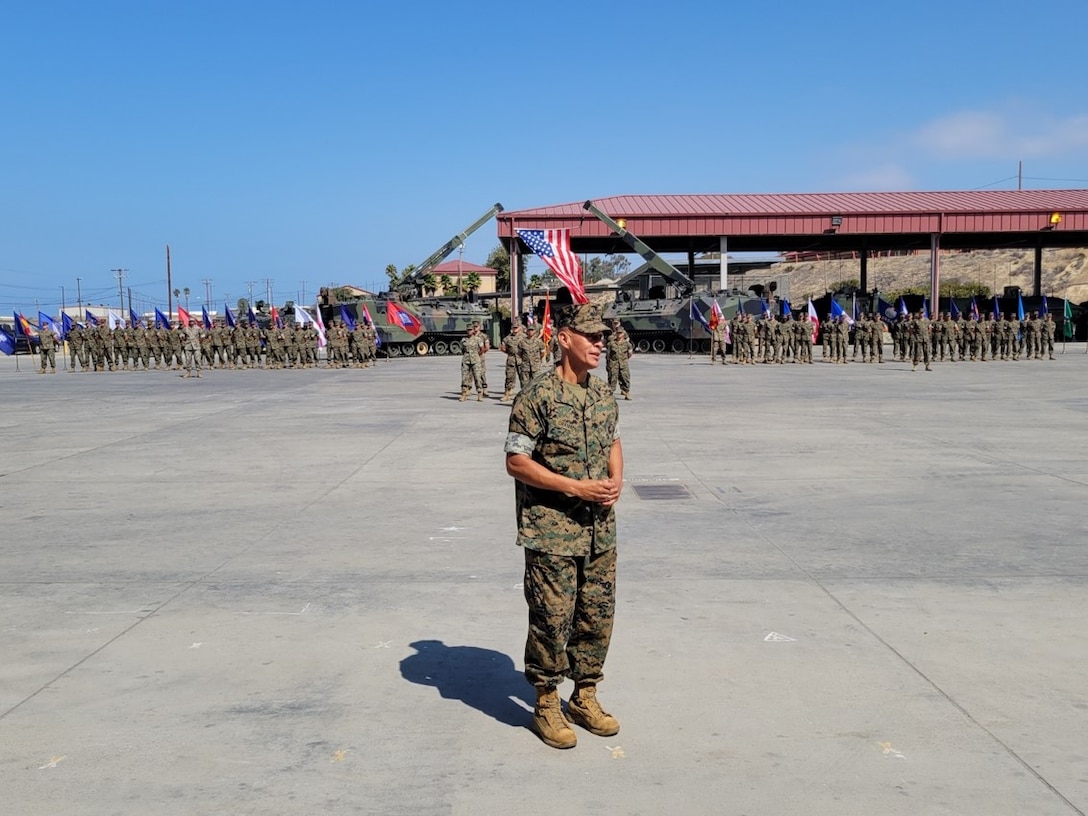 I’m excited to join this family of the AAS,” said SgtMaj Granados. “I am also grateful for the opportunity to continue serving alongside the Marines and Sailors of this community.