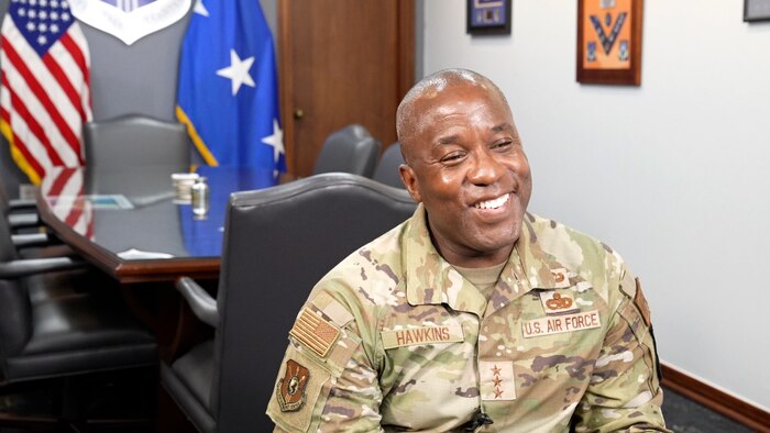 Lt. Gen. Stacey T. Hawkins, commander, Air Force Sustainment Center.