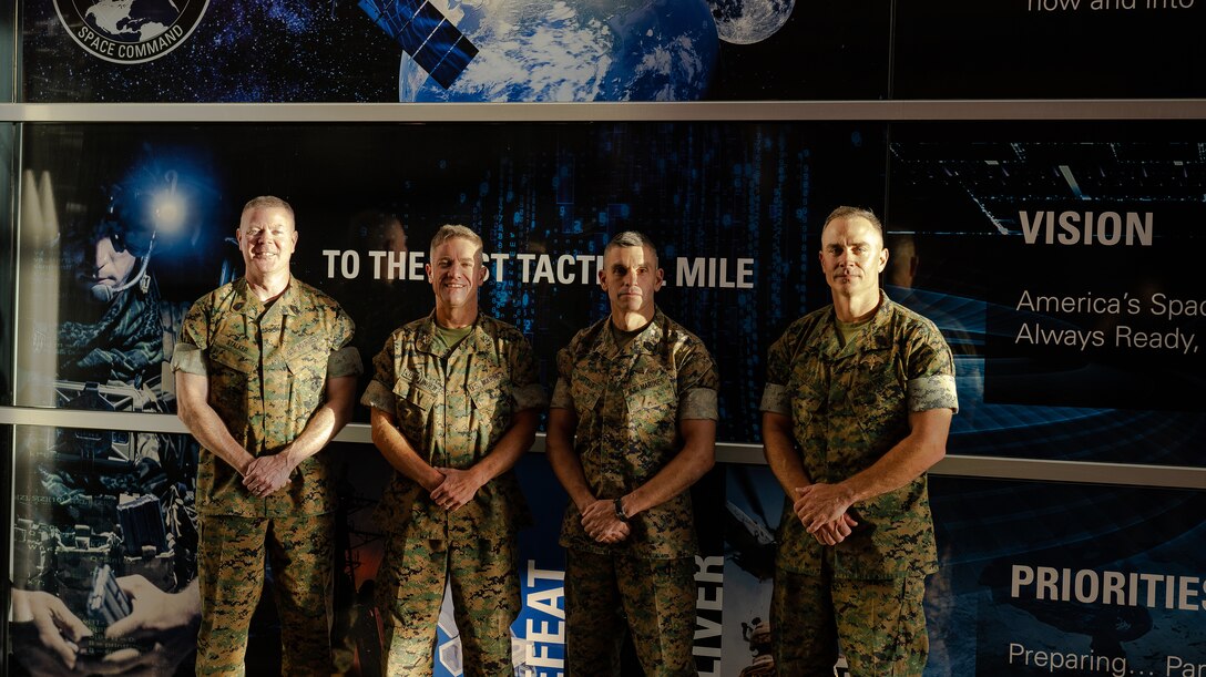 MARSOC commander visits USSPACECOM