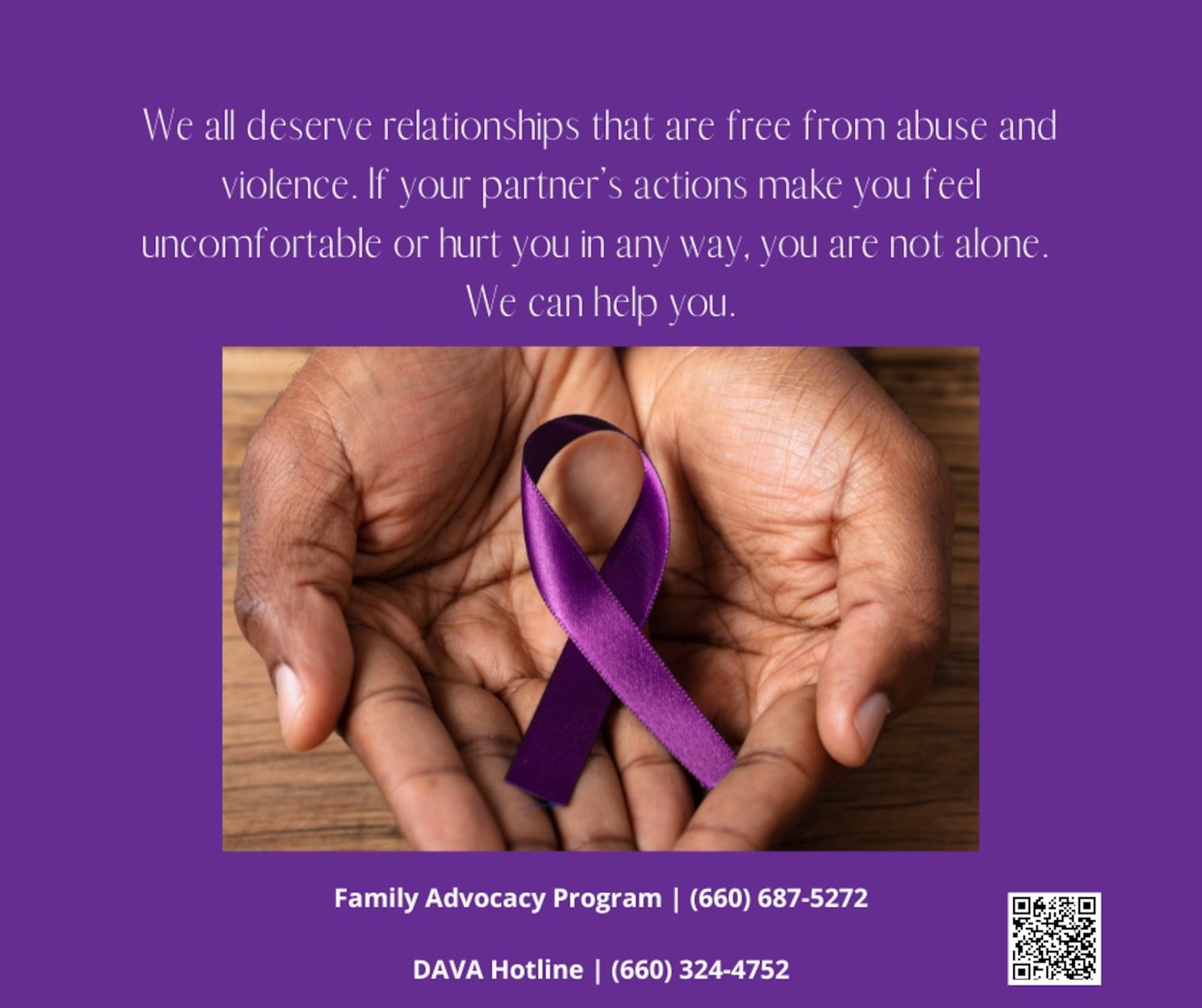 We all deserve relationships that are free from abuse and violence. If your partner's actions make you feel uncomfortable or hurt you in any way, you are not alone. We can help you.