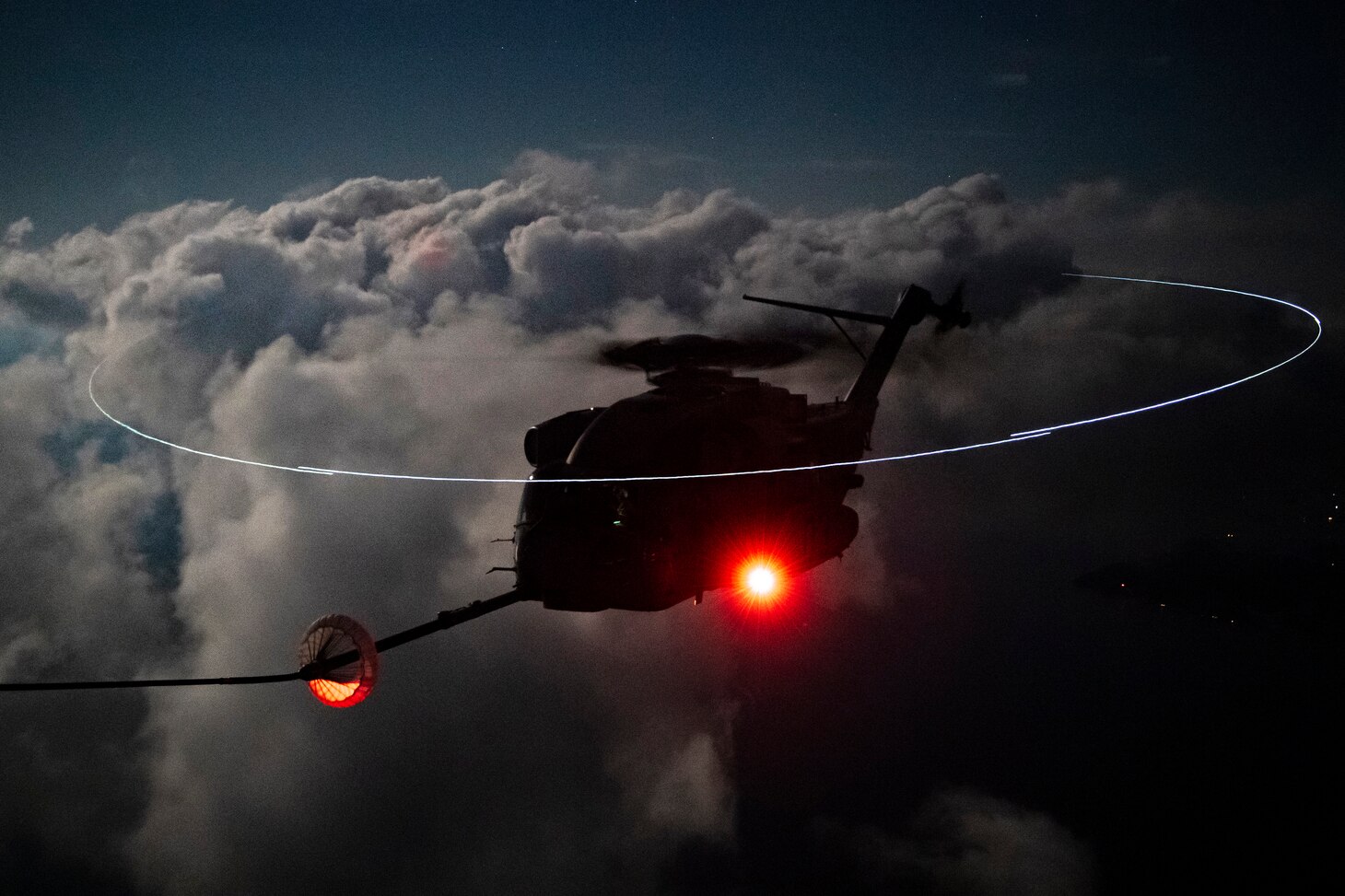 CH-53K First Night Air to Air Refueling, 23 June 2021, NAS Patuxent River, Md.