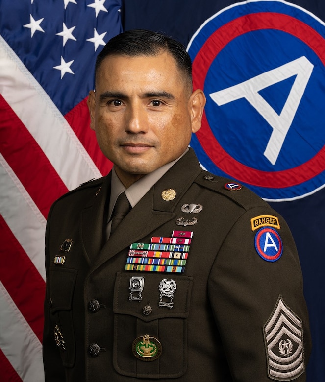 CSM Jacinto Garza, Command Sergeant Major of U.S. Army Central