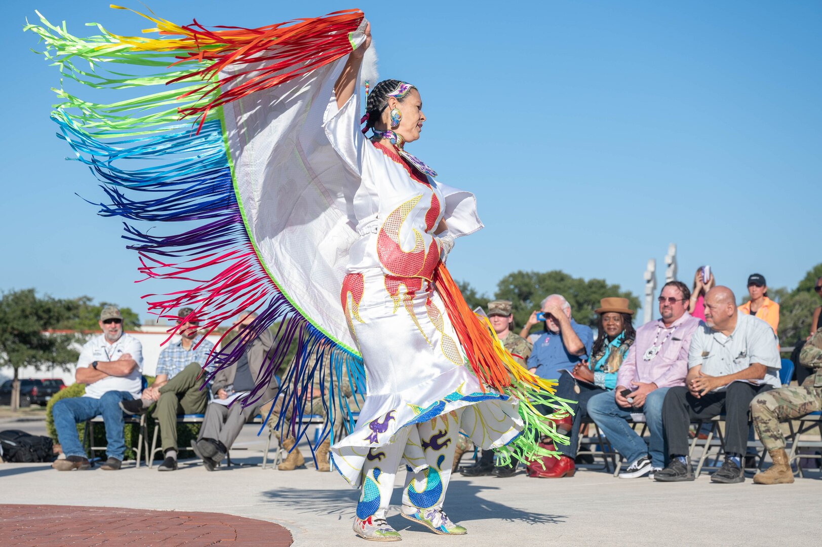 American Indian dancing.