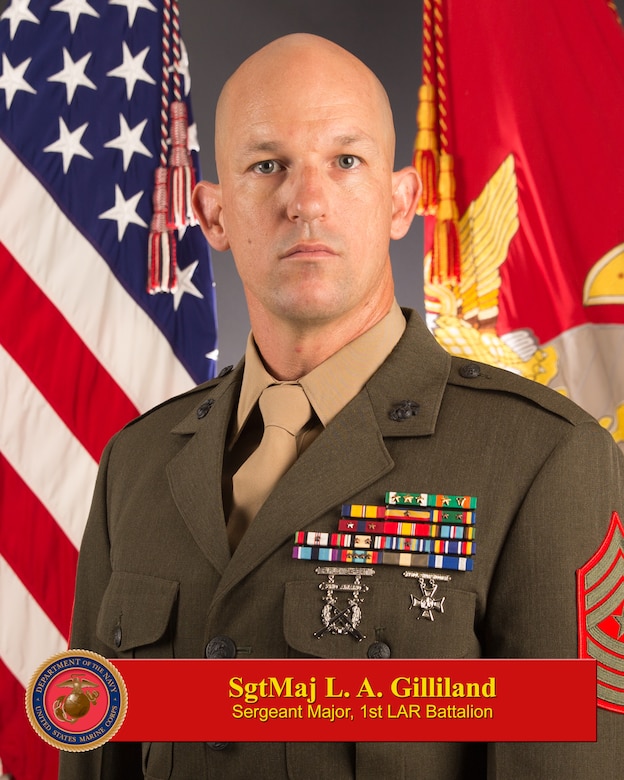 Sergeant Major Luke A. Gilliland > 1st Marine Division > Leaders