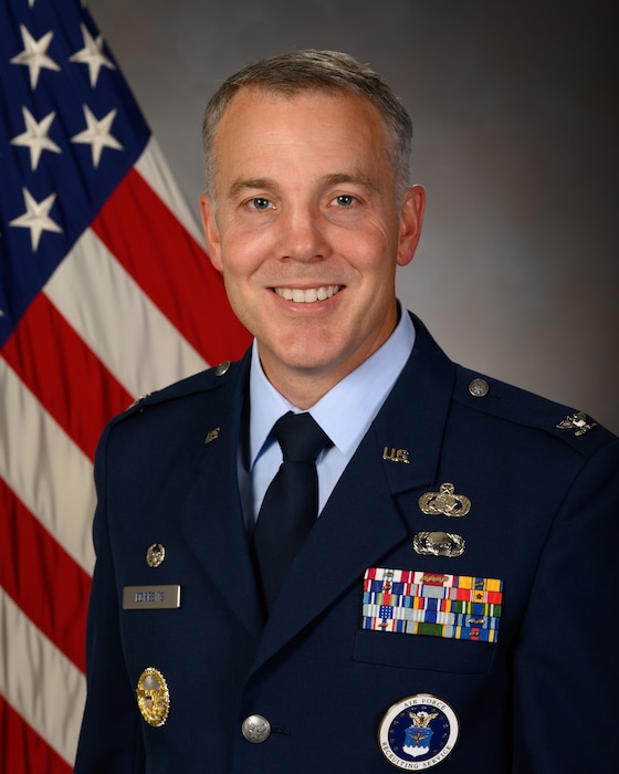 Col. Joseph Egresits poses for an official portrait.