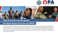 A graphic explains the 2022 Workplace and Equal Opportunity Survey.