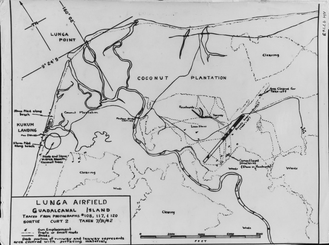 Lunga Point area, Guadalcanal Island, Solomon Islands, undated. (NH 97763)