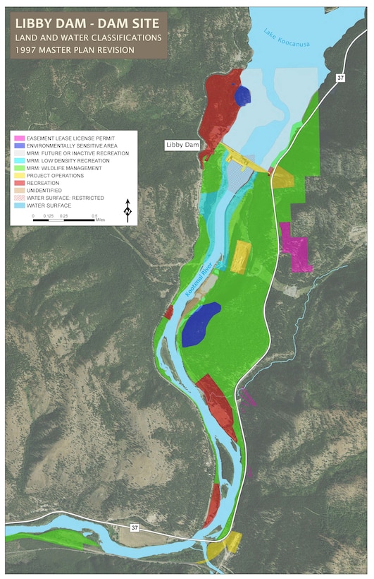 Libby Dam - Dam Site (Topographic)